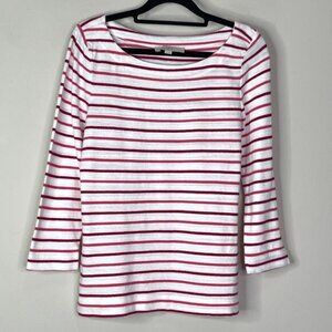 LOFT 2023 Striped Harbor Tee Women's Size XS